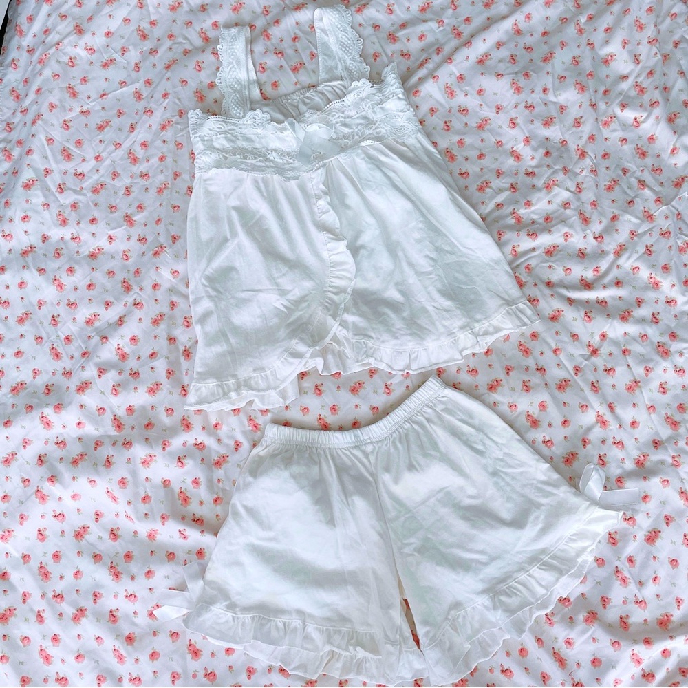 Coquette White Pajama Set